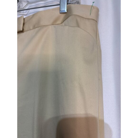 Lafayette 148 Beige Straight-Leg Womens Pants Size 12 - Picture 3 of 7